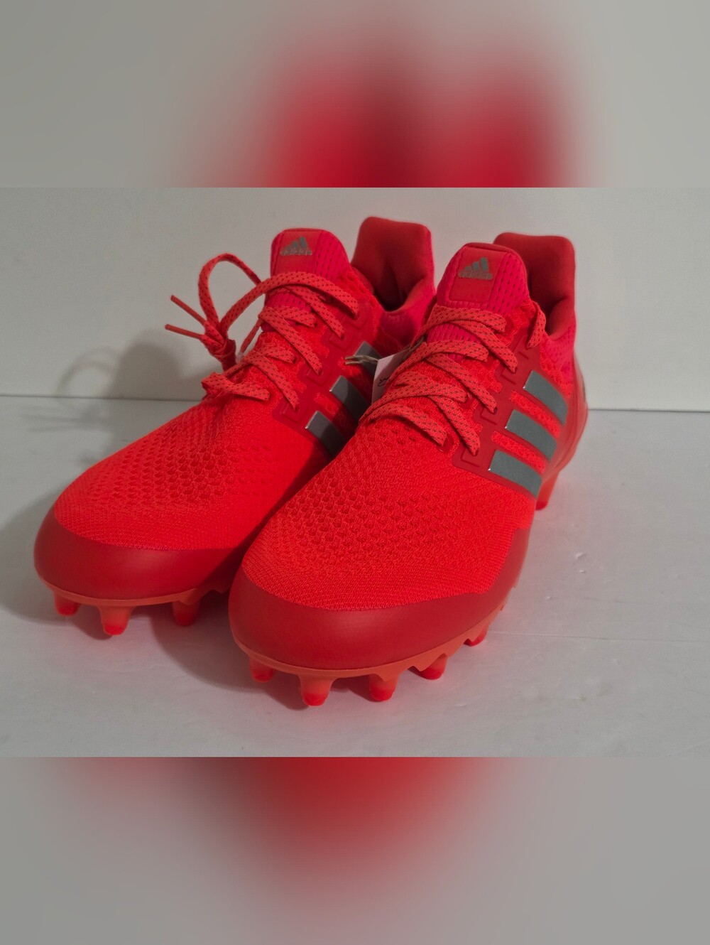 Adidas Ultraboost Football Cleats Solar Red Men's Size 11.5